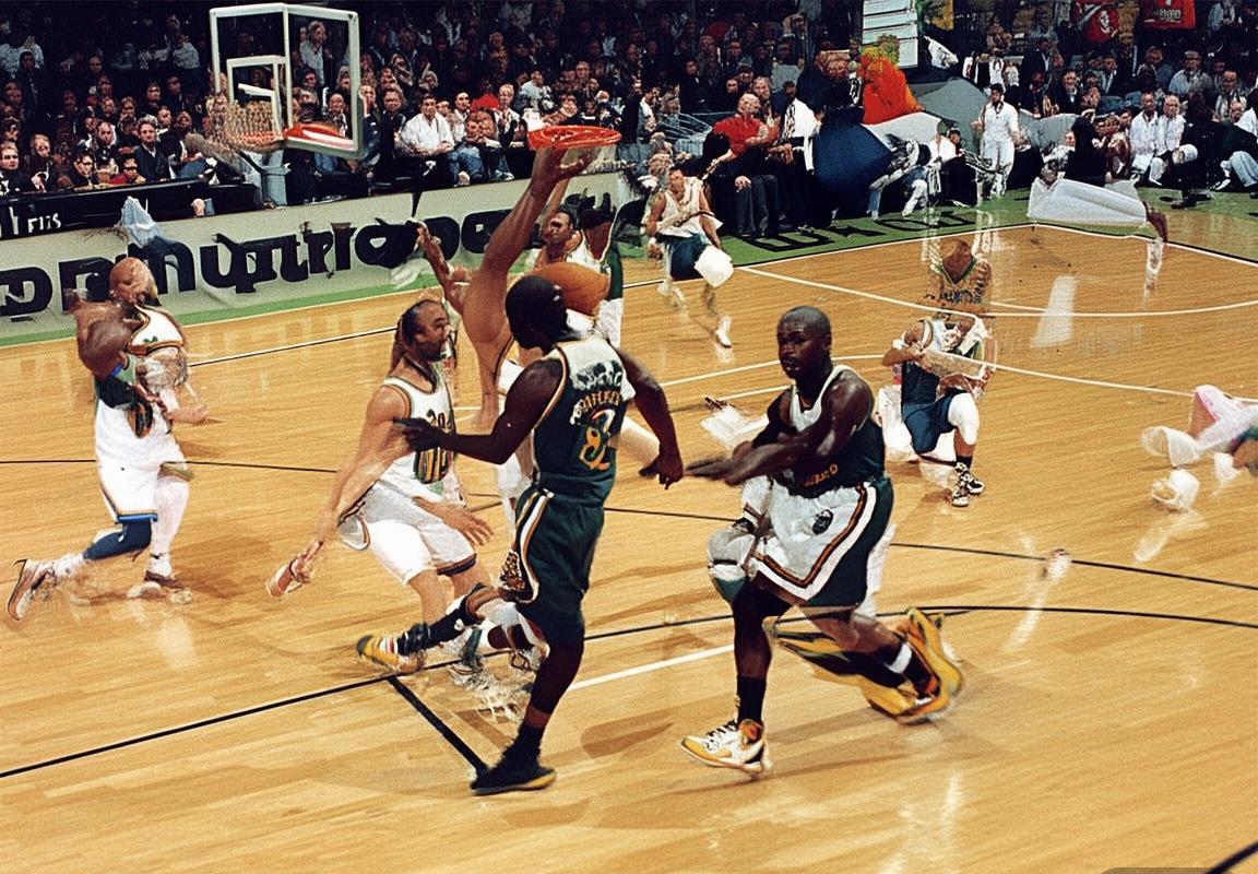 1996年超音速vs爵士：篮球巅峰对决史诗回顾